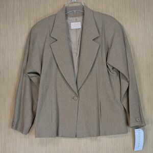 Vintage Pendleton Wool Blazer Jacket‎ Town & Country Old Money Chic Women's 10